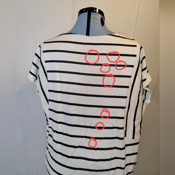 Uniqlo batwing striped dress - Picture 6 of 7